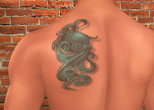 Aussie Eclectic Green Octopus Tattoo