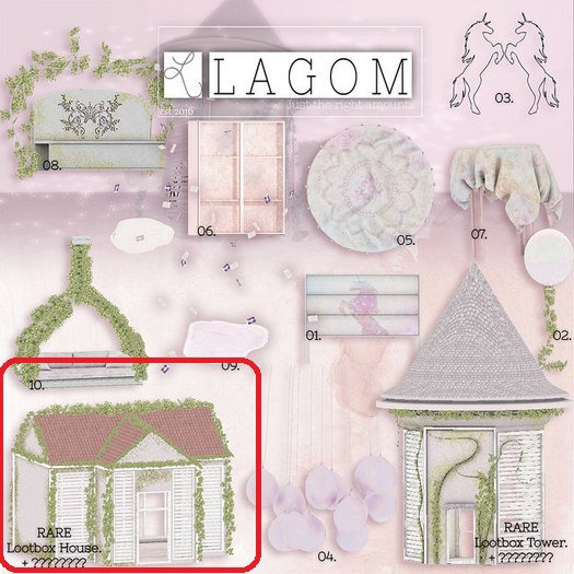 LAGOM - Unicorn Hideout - House [Lootbox] RARE