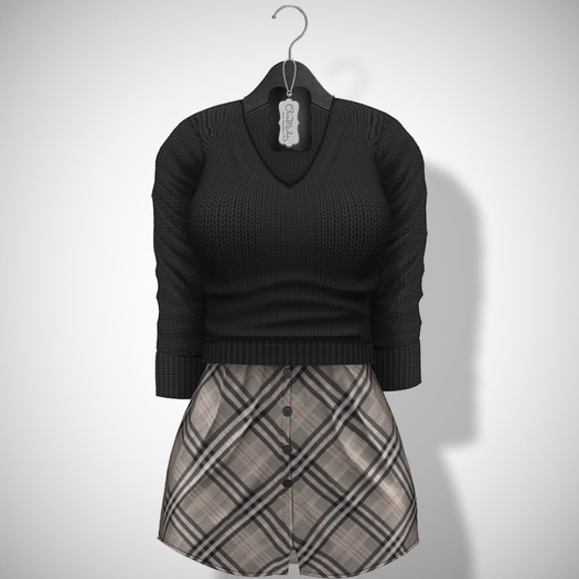 ChicModa // Amber // BLACK PLAID