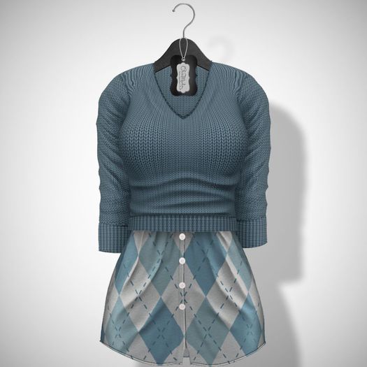 ChicModa // Amber // BLUE ARGYLE