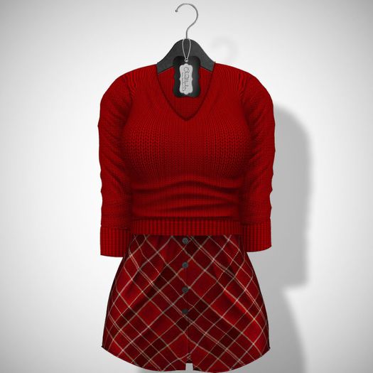 ChicModa // Amber // RED PLAID