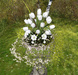 Cj secret garden statue white tulips 002