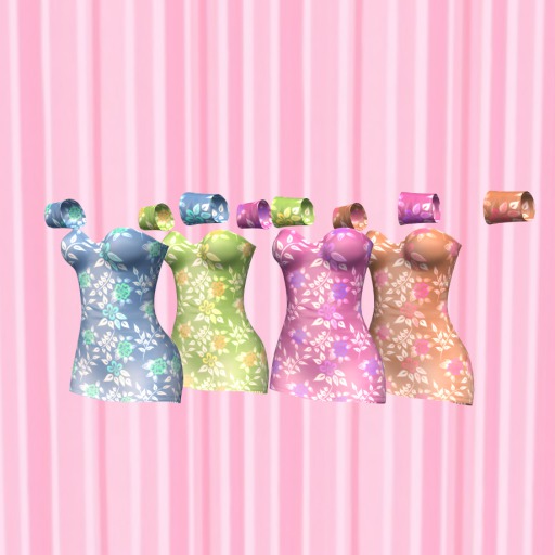 Flamingo Mini Dress Set