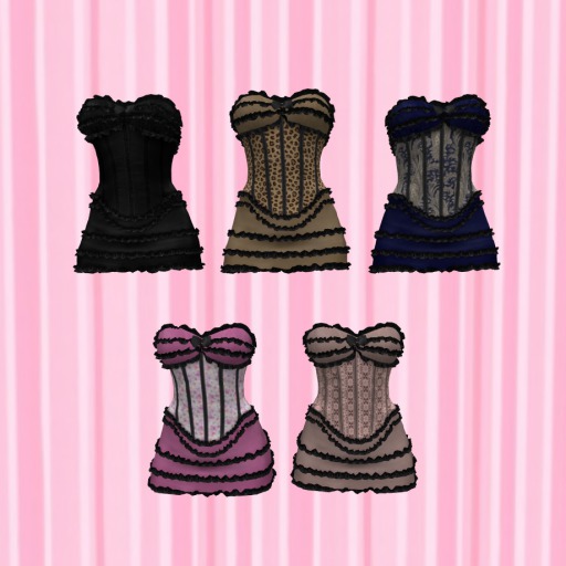 Corset Dress Set 1