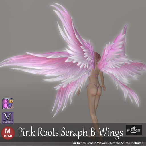 ::: B@R ::: Pink Roots Seraph B-Wings