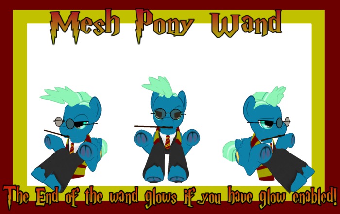 Mesh Pony Wand (Boxed)