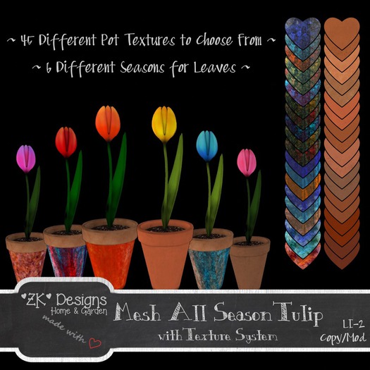 *ZK* Mesh All Season Tulip (with Texture Change System)
