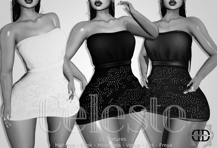 -Desmonia- Celeste Strapless Dress Demo (Wear Me)