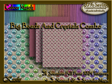 Big Beads And Crystals Combo Textures
