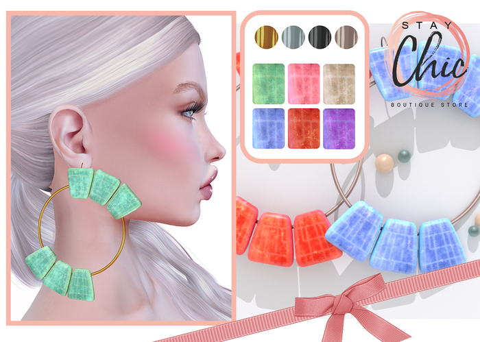 Stay Chic - Chia earrings (add me)