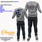 AmAzInG CrEaTiOnS Male Sweater Jean Outfit (Greece)