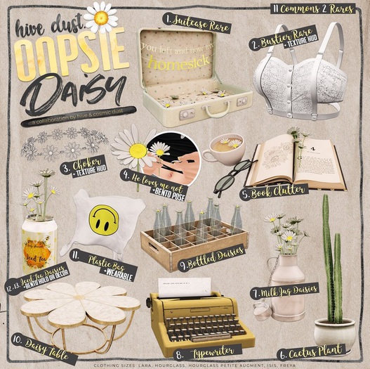 hive dust // oopsie daisy bustier. maitreya RARE