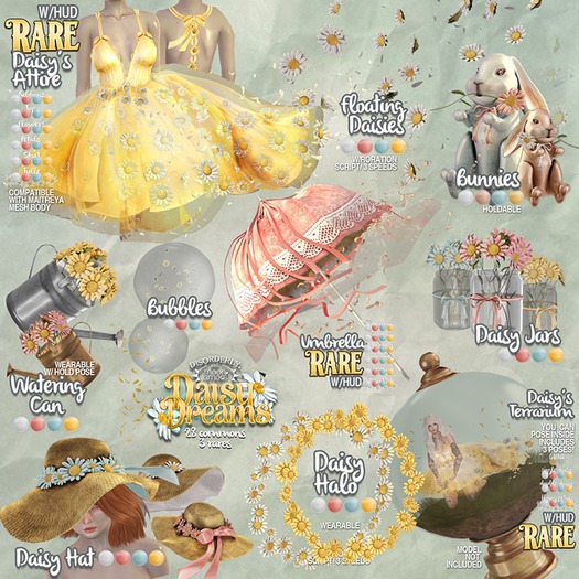 Disorderly+Moon Amore/Daisy Dream/ Watering Can / BLUE