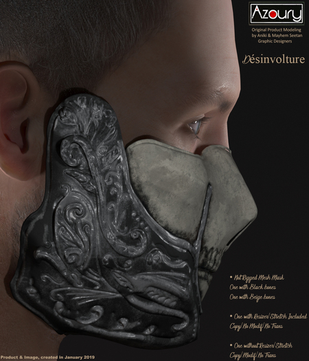 AZOURY - Desinvolture Mask