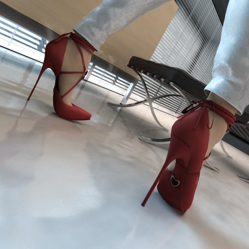 Amantea Shoes (Red leather)