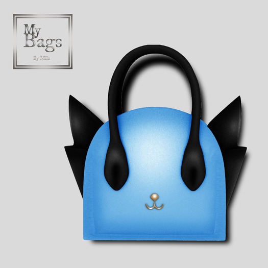 MY BAGS MY KITTY BLUE