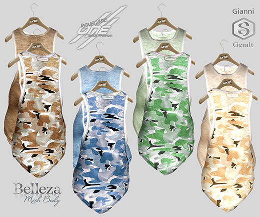 *DQ...Long tank top FATPACK-BAG