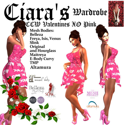 CCW Valentines XO Pink