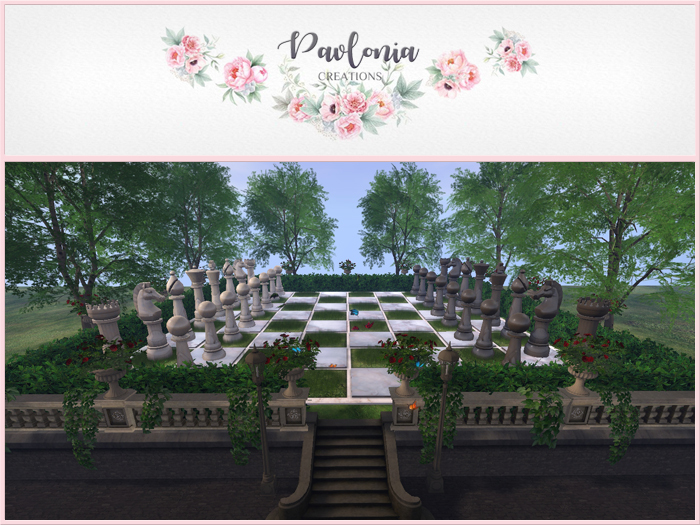 :::Pavlonia Creations:::Garden Chess DEMO (Footprint)