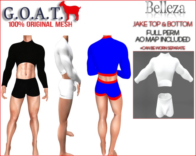 G.O.A.T. JAKE TOP & BOTTOM FULL PERM