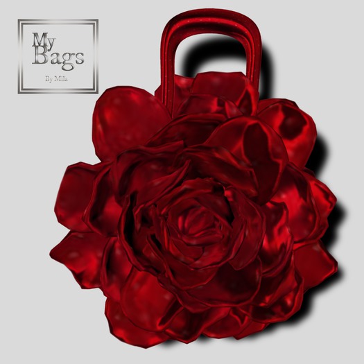 MY BAGS  MY FLOWER RED
