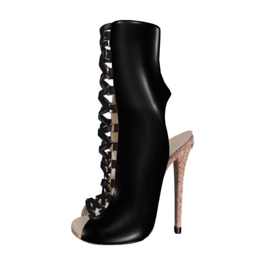 ..::PD::.. Laced booties Black [add me]