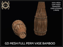 GD MESH FULL PERM VASE BAMBOO