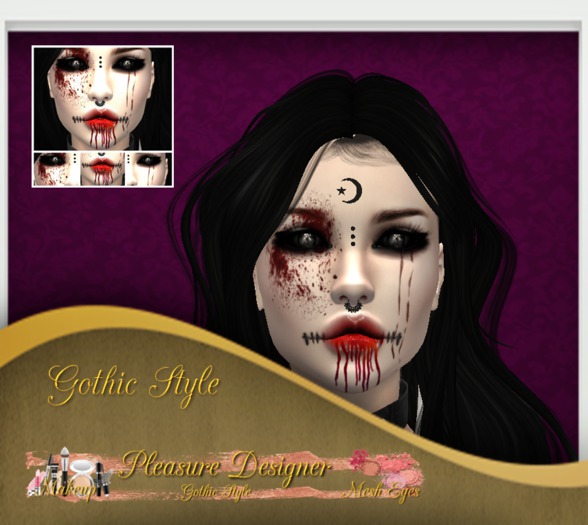 MakeUp Gothic Straing - Omega App