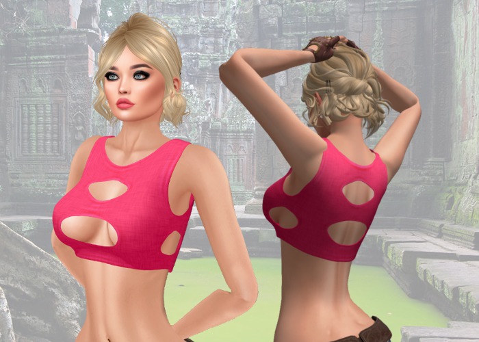 Bright Pink Yavina Tank Top - Maitreya, Belleza (All), Slink Physique & Hourglass, Tonic, eBody