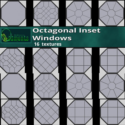 Octagonal inset windows