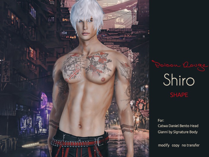 Poison Rouge Shiro Shape