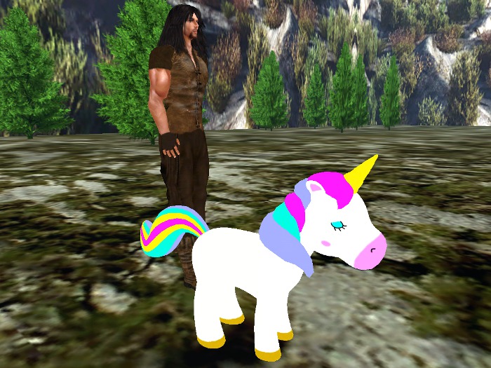   *PROMO* Animated Mesh UNICORN Attachment Pet
