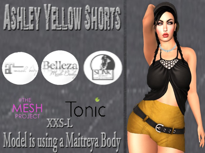 Ashley Shorts -Yellow