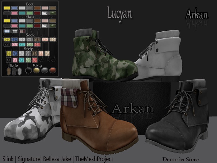 .::Arkan::. Lucyan Boots Slink/Gianni/Belleza/TMP