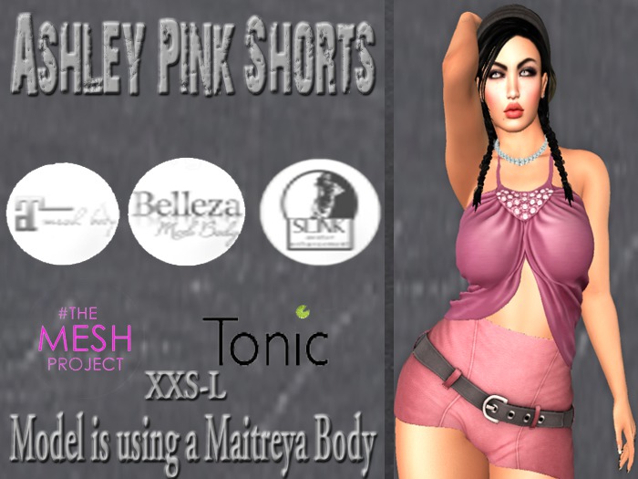 Ashley Shorts -Pink