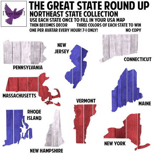 [ free bird ] US State Collection - Rhode Island Blue
