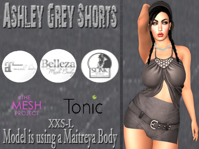 Ashley Shorts -Grey