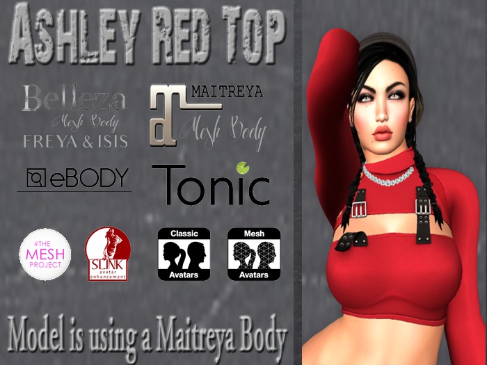 Ashley Red Top