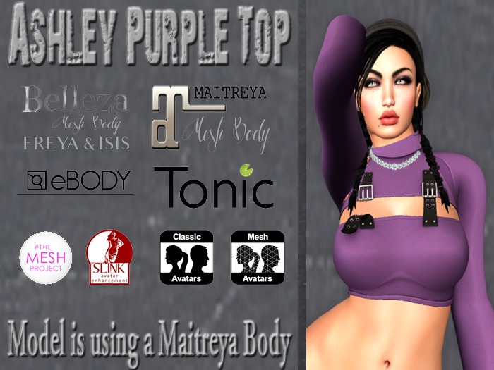 Ashley Purple Top