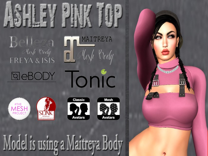 Ashley Pink Top