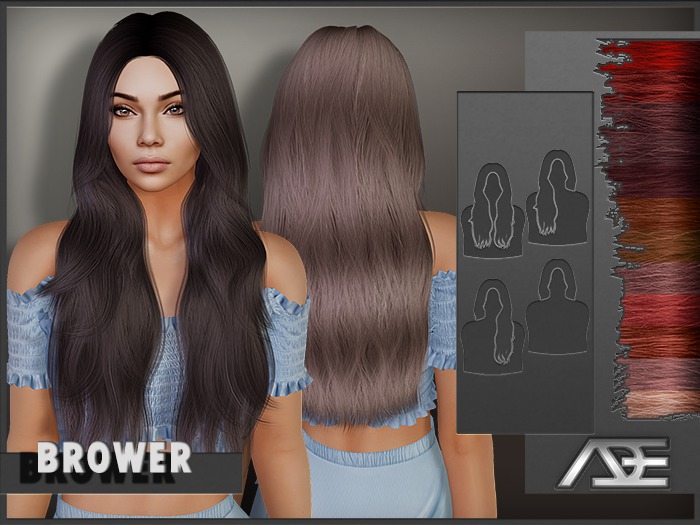 Ade - Brower Hairstyle (Reds)