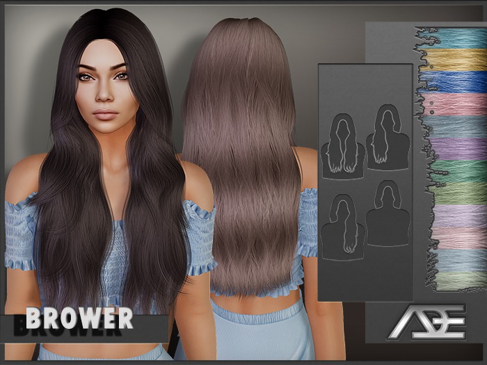 Ade - Brower Hairstyle (Pastels)
