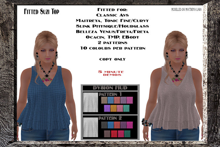 Fitted Suzi Top DEMO