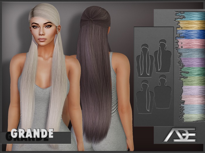 Ade - Grande Hairstyle (Pastels)