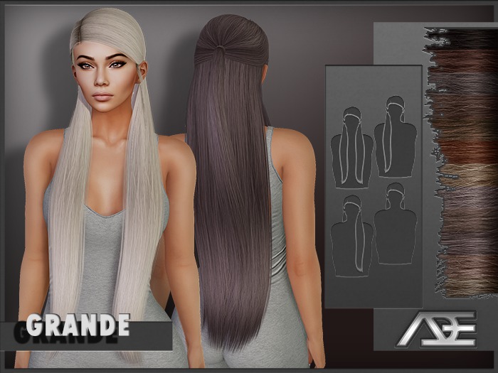 Ade - Grande Hairstyle (Browns)