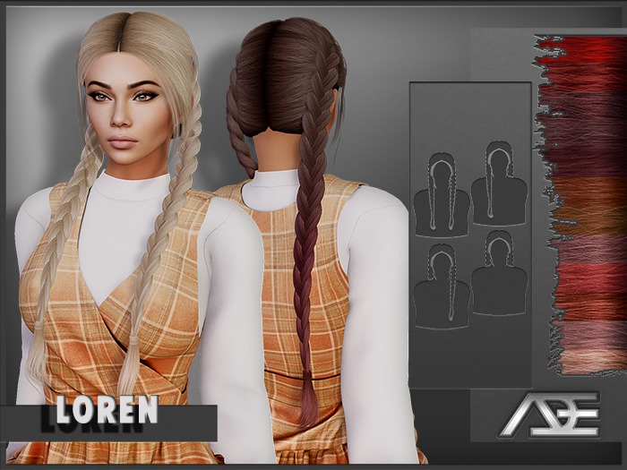 Ade - Loren Hairstyle (Reds)