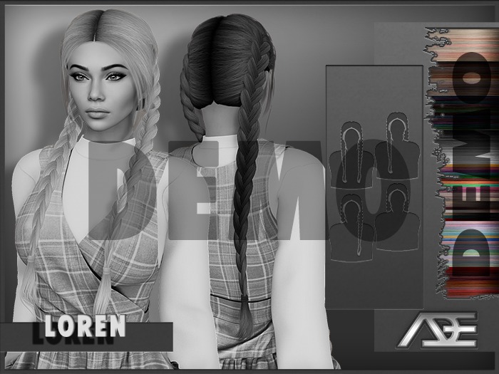 Ade - Loren Hairstyle (DEMO)