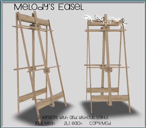 Melody's easel set