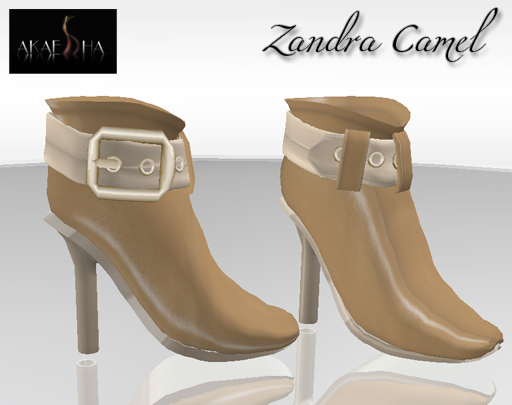 Akaesha's Zandra Shoe - Camel Tan Leather