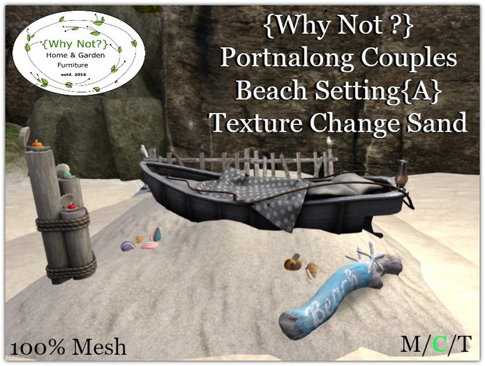 {Why Not ?} Portnalong Couples Beach Setting{A}-Boxed